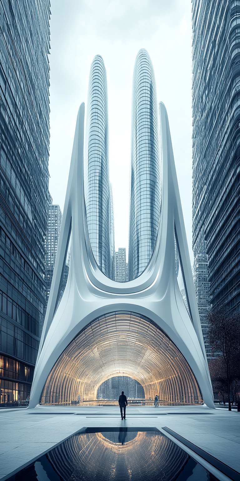 Fond d'écran monde futuriste pour mobile 53