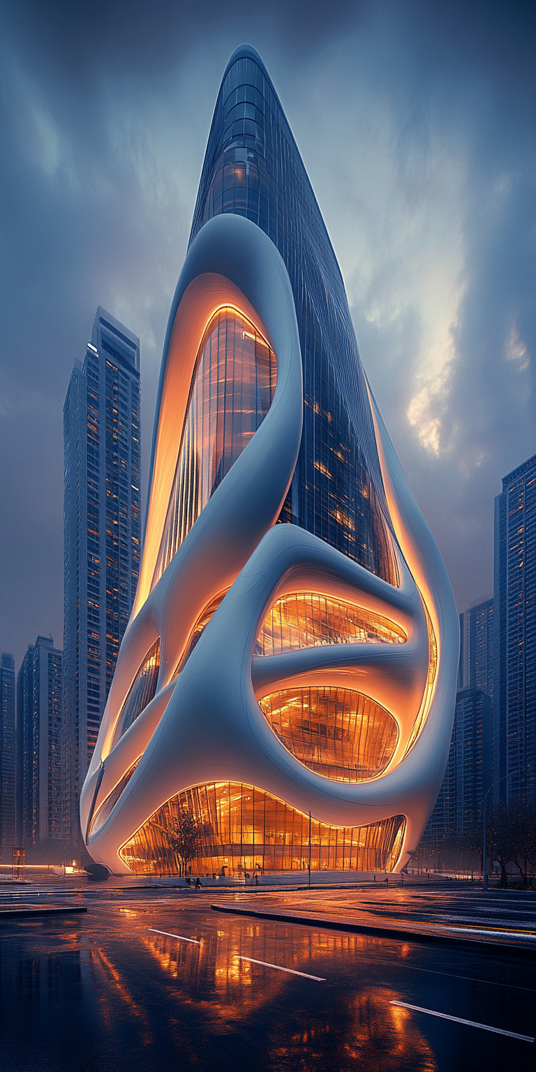 Fond d'écran monde futuriste pour mobile 56