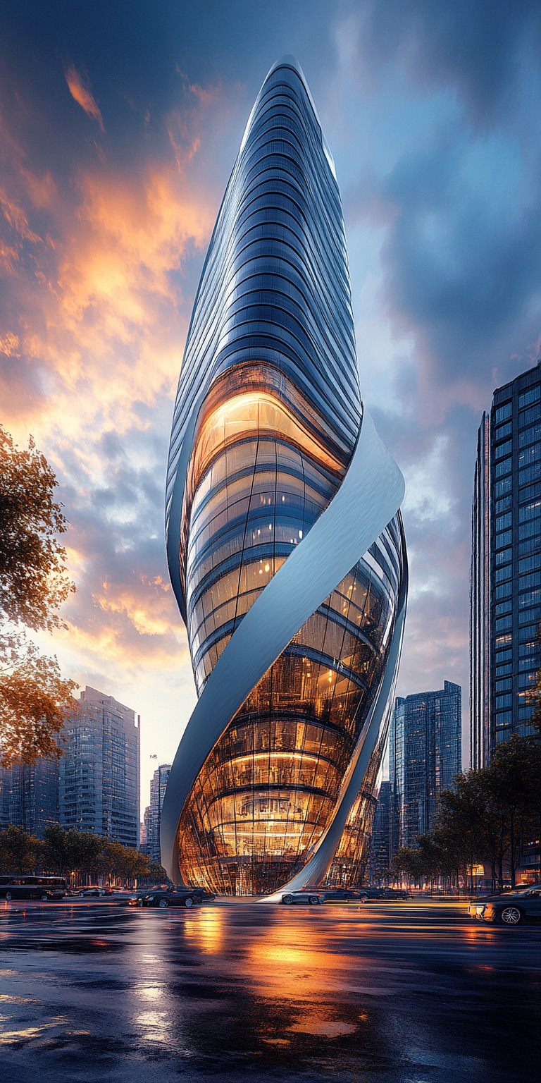 Fond d'écran monde futuriste pour mobile 57