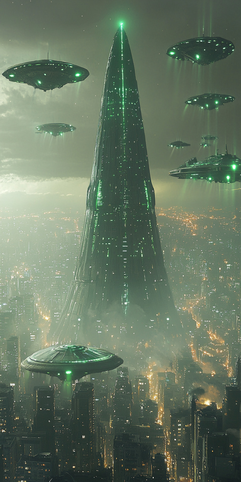 Fond d'écran monde futuriste pour mobile 6