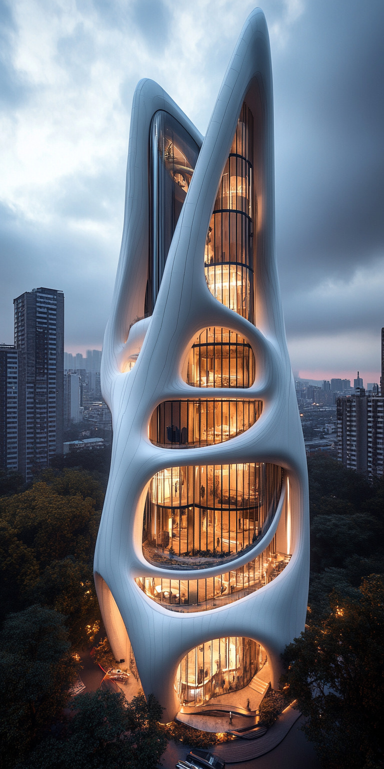 Fond d'écran monde futuriste pour mobile 60