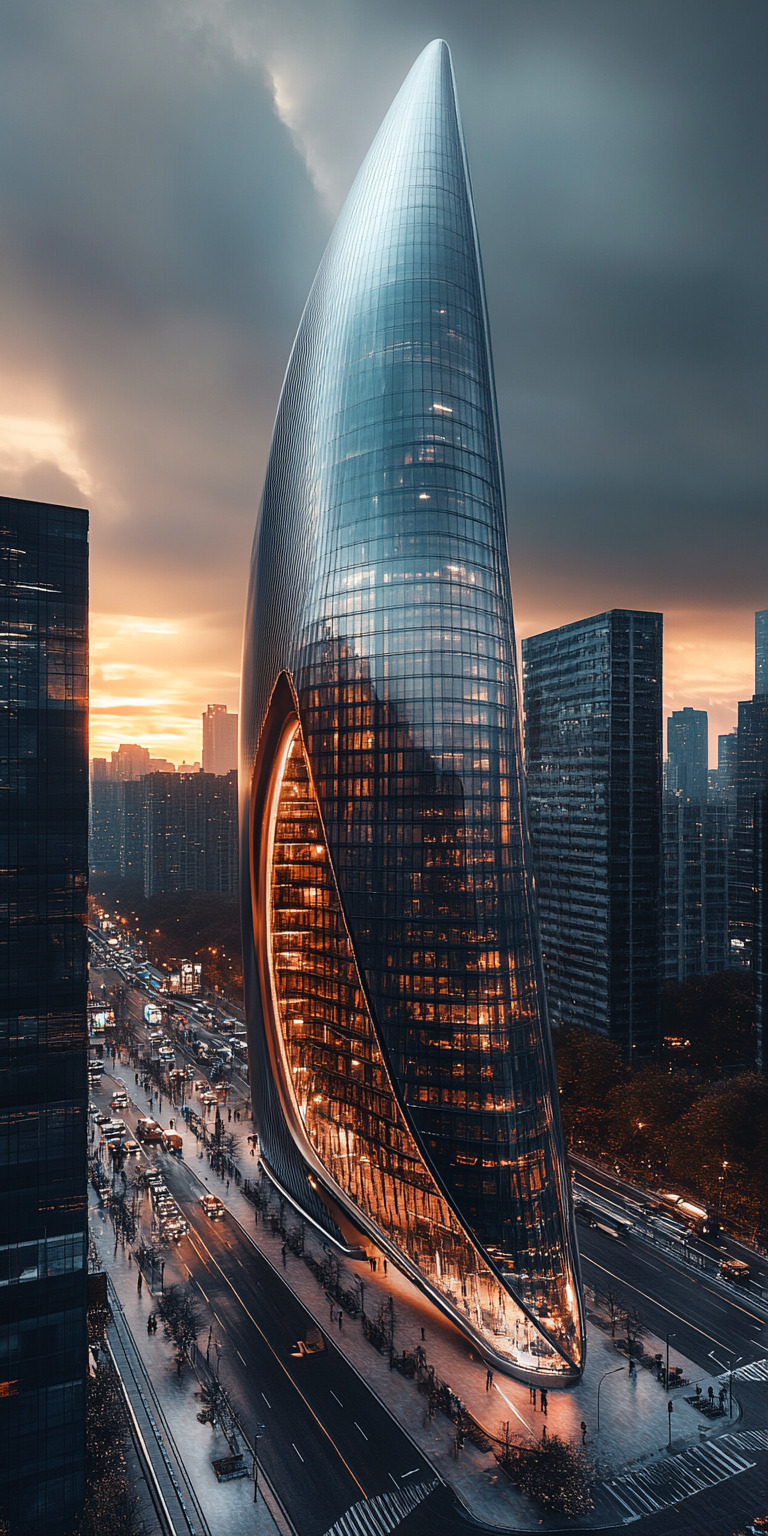 Fond d'écran monde futuriste pour mobile 63