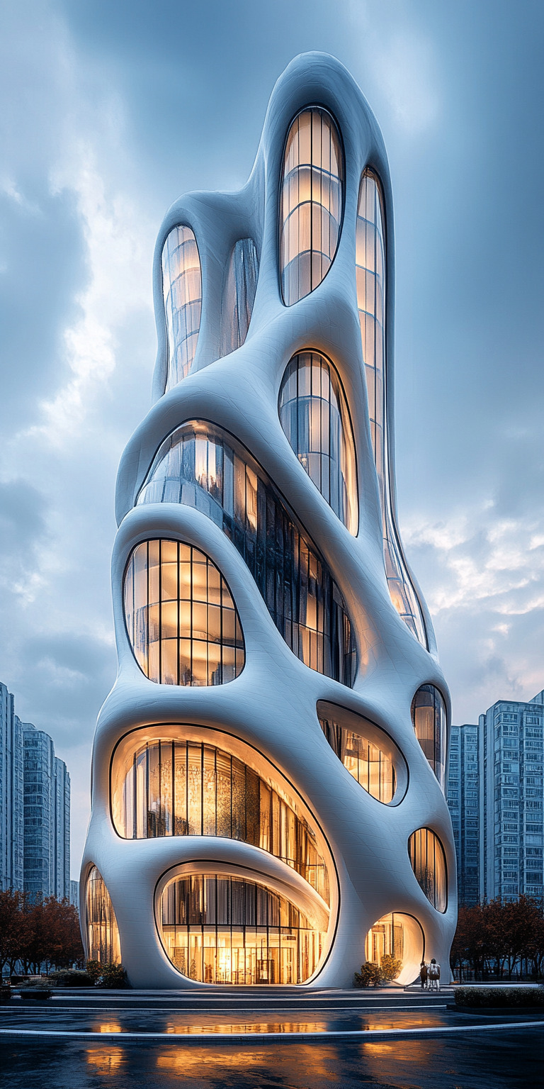 Fond d'écran monde futuriste pour mobile 73