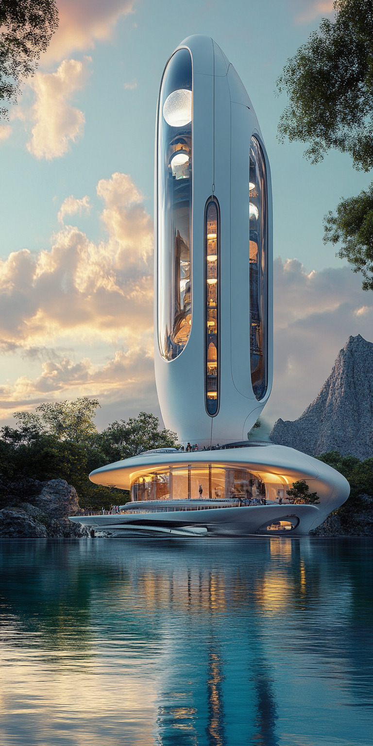 Fond d'écran monde futuriste pour mobile 74