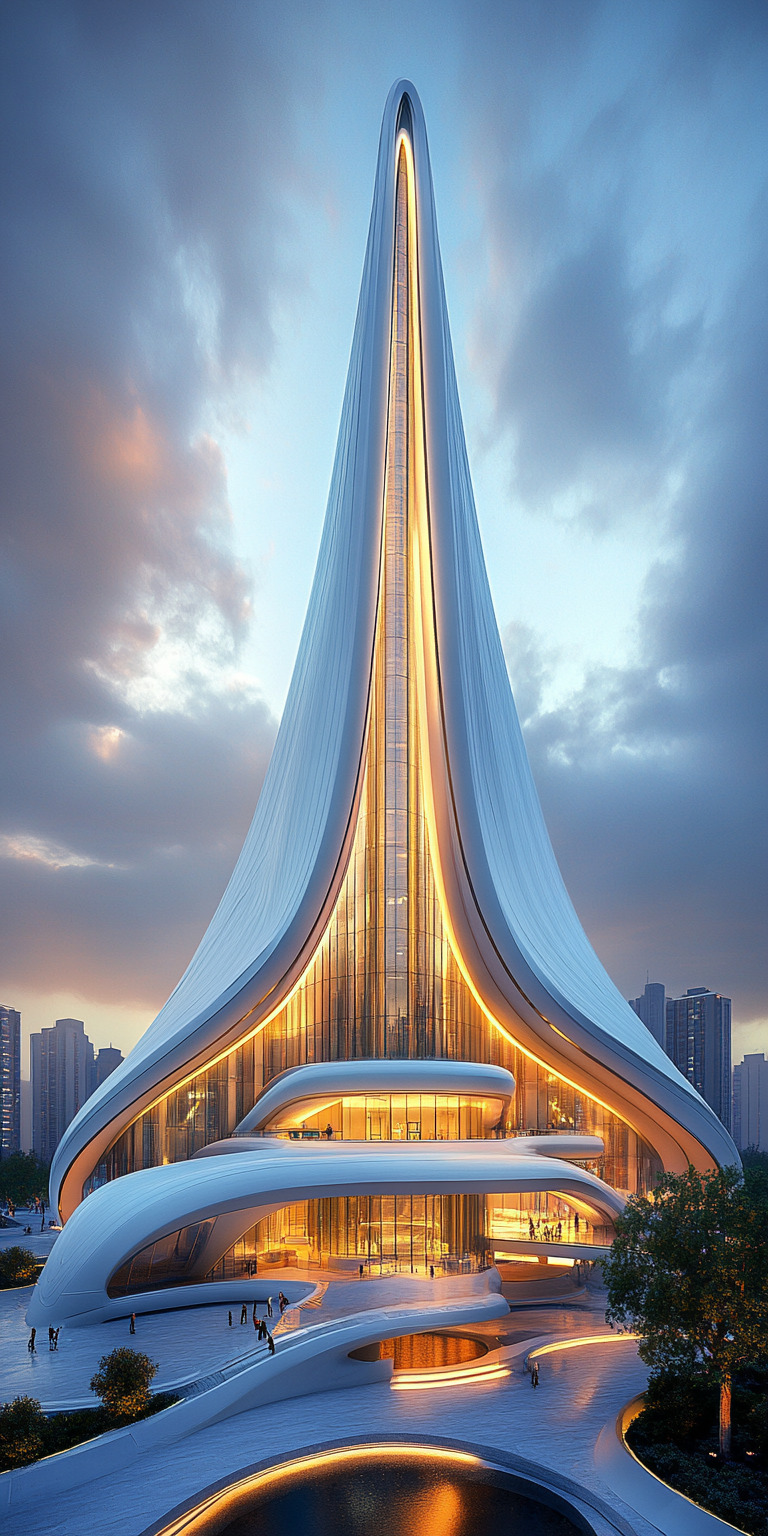 Fond d'écran monde futuriste pour mobile 75