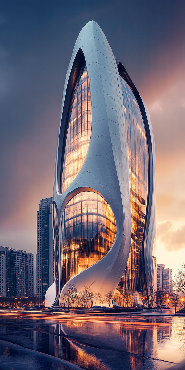 Fond d'écran monde futuriste pour mobile 80