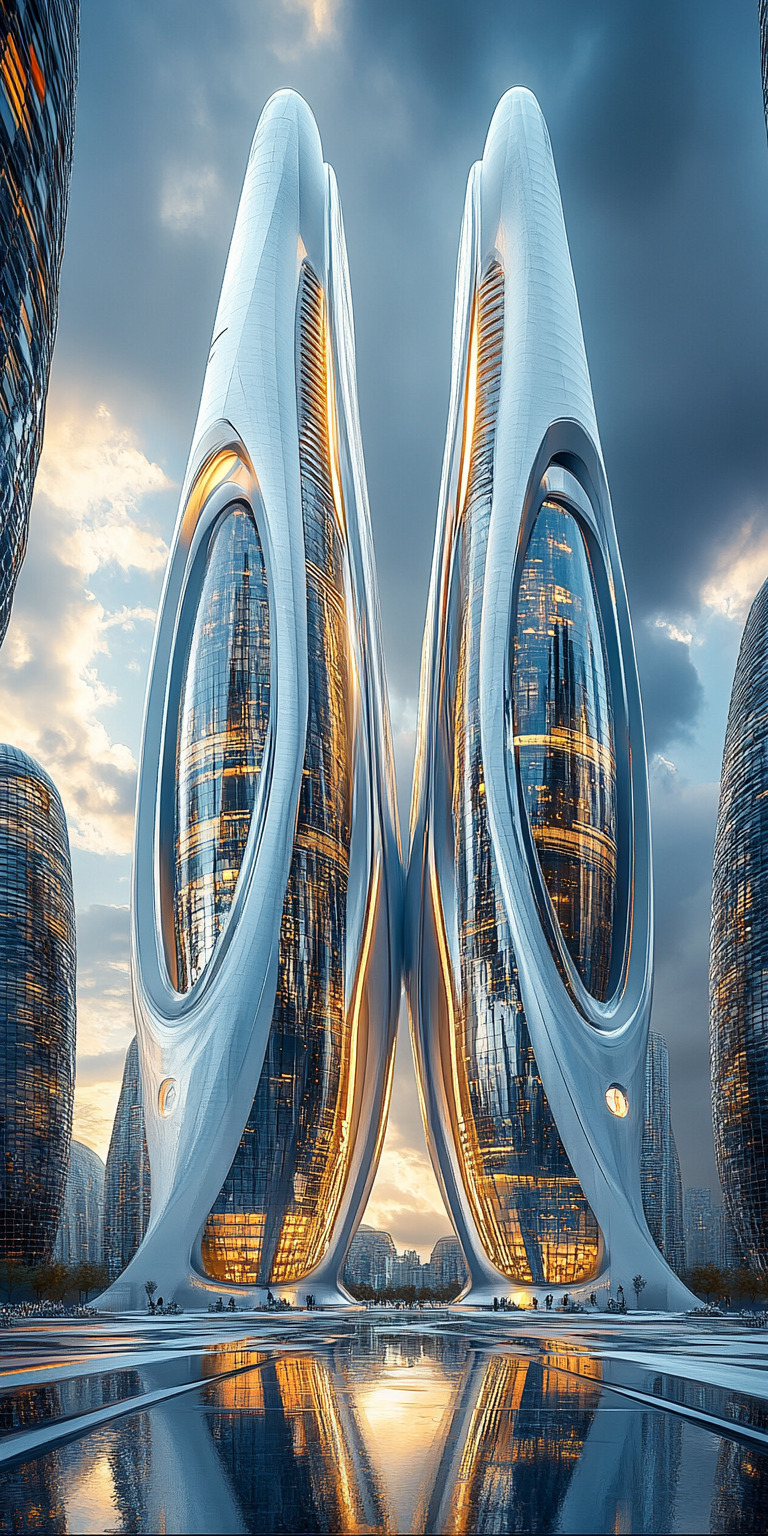 Fond d'écran monde futuriste pour mobile 82