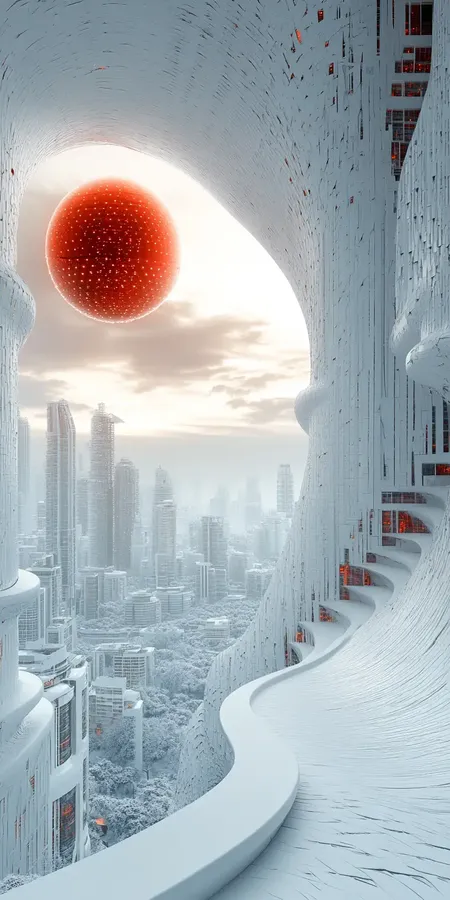 fond d ecran monde futuriste pour mobile 25