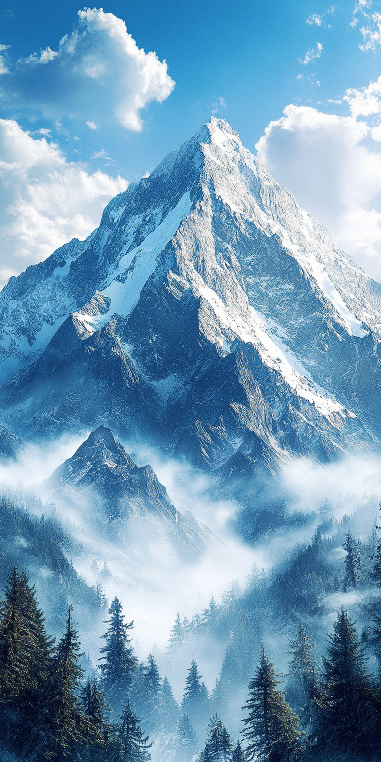 fond d ecran montagne pour mobile 1