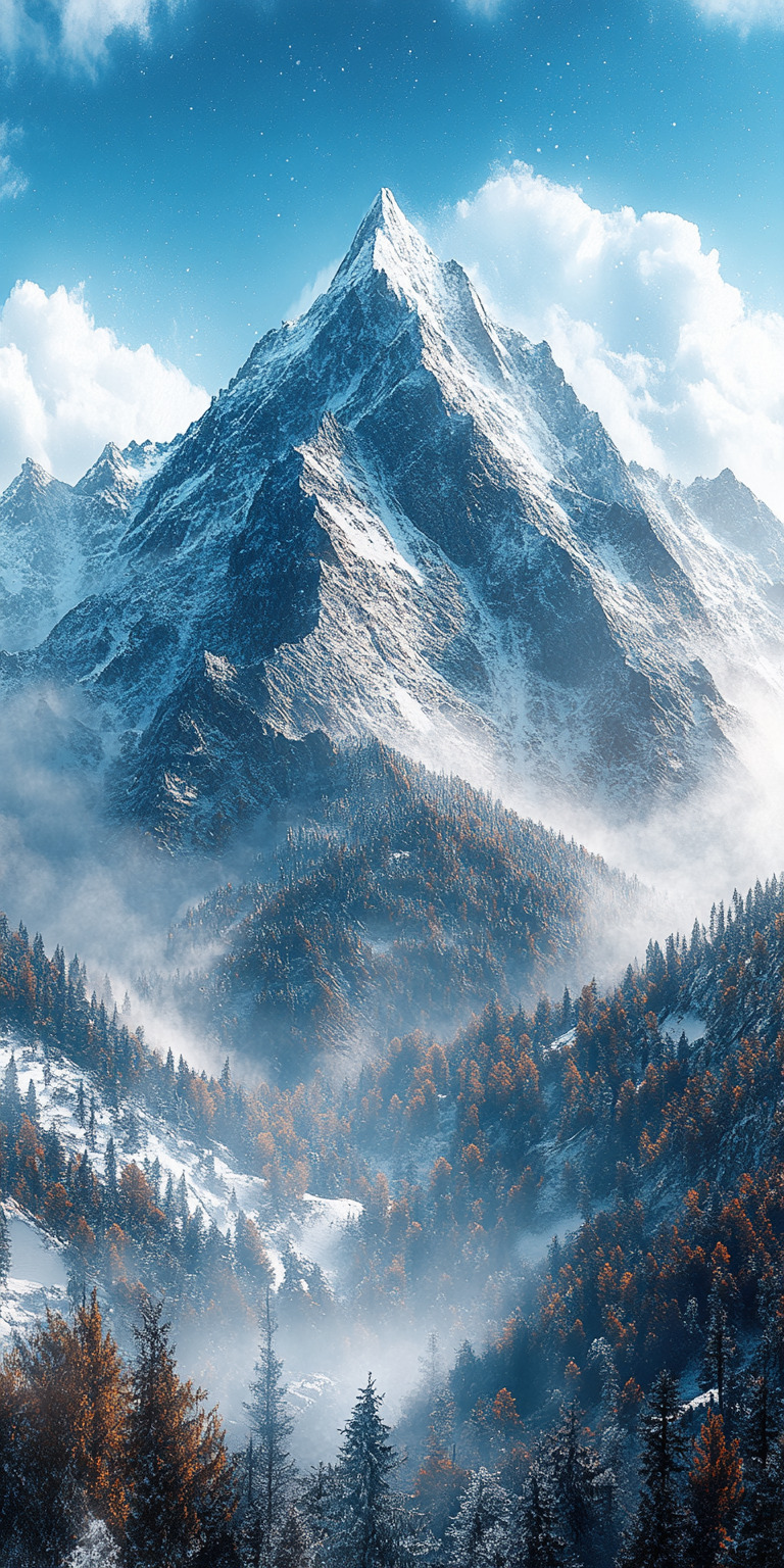 Fond d'écran montagne pour mobile 2