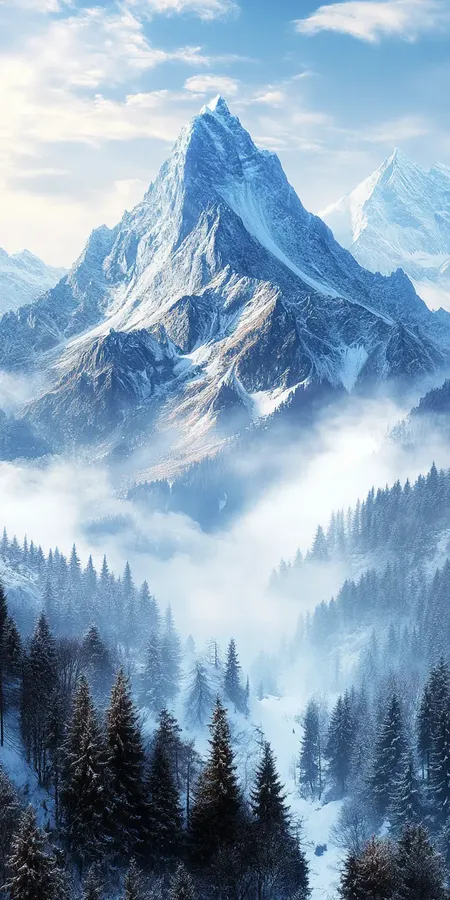 fond d ecran montagne pour mobile 3