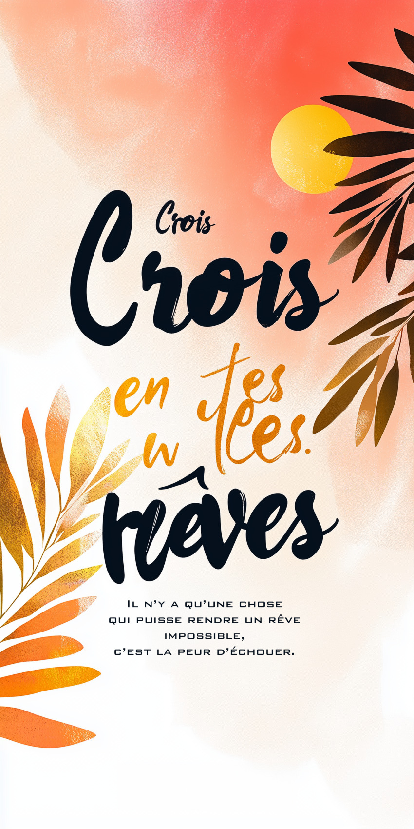 Fond d'écran mobile motivation 8