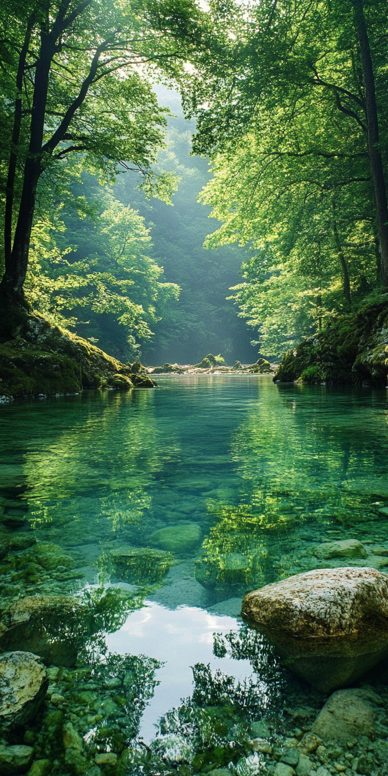 Fond d'écran nature relaxation pour mobile 1