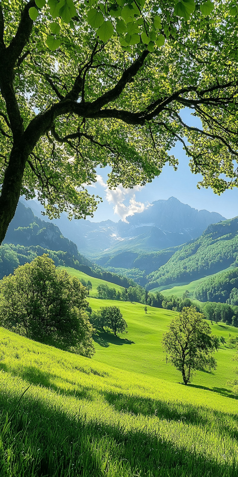 Fond d'écran nature relaxation pour mobile 2