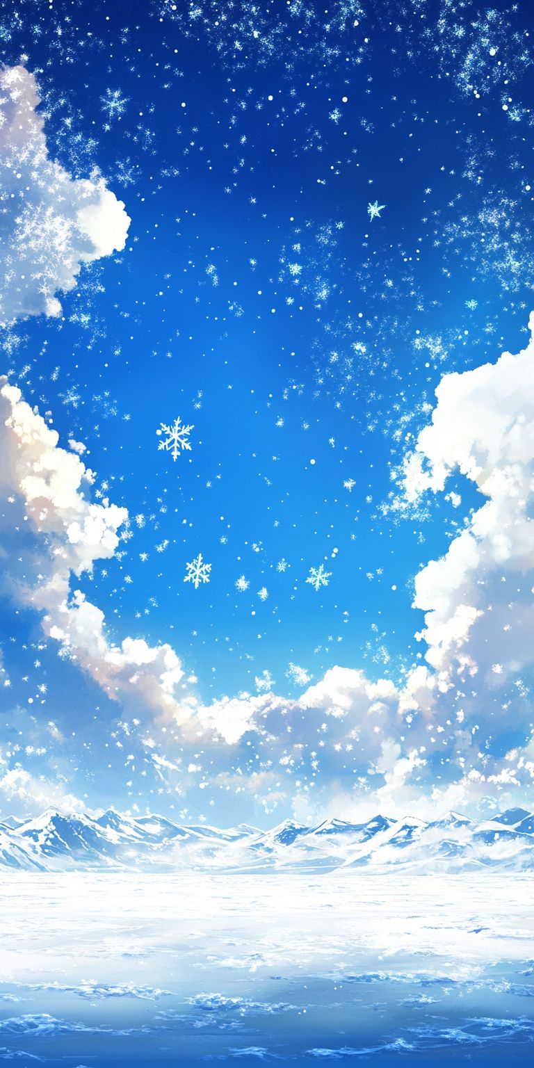 Fond d'écran neige pour mobile 1