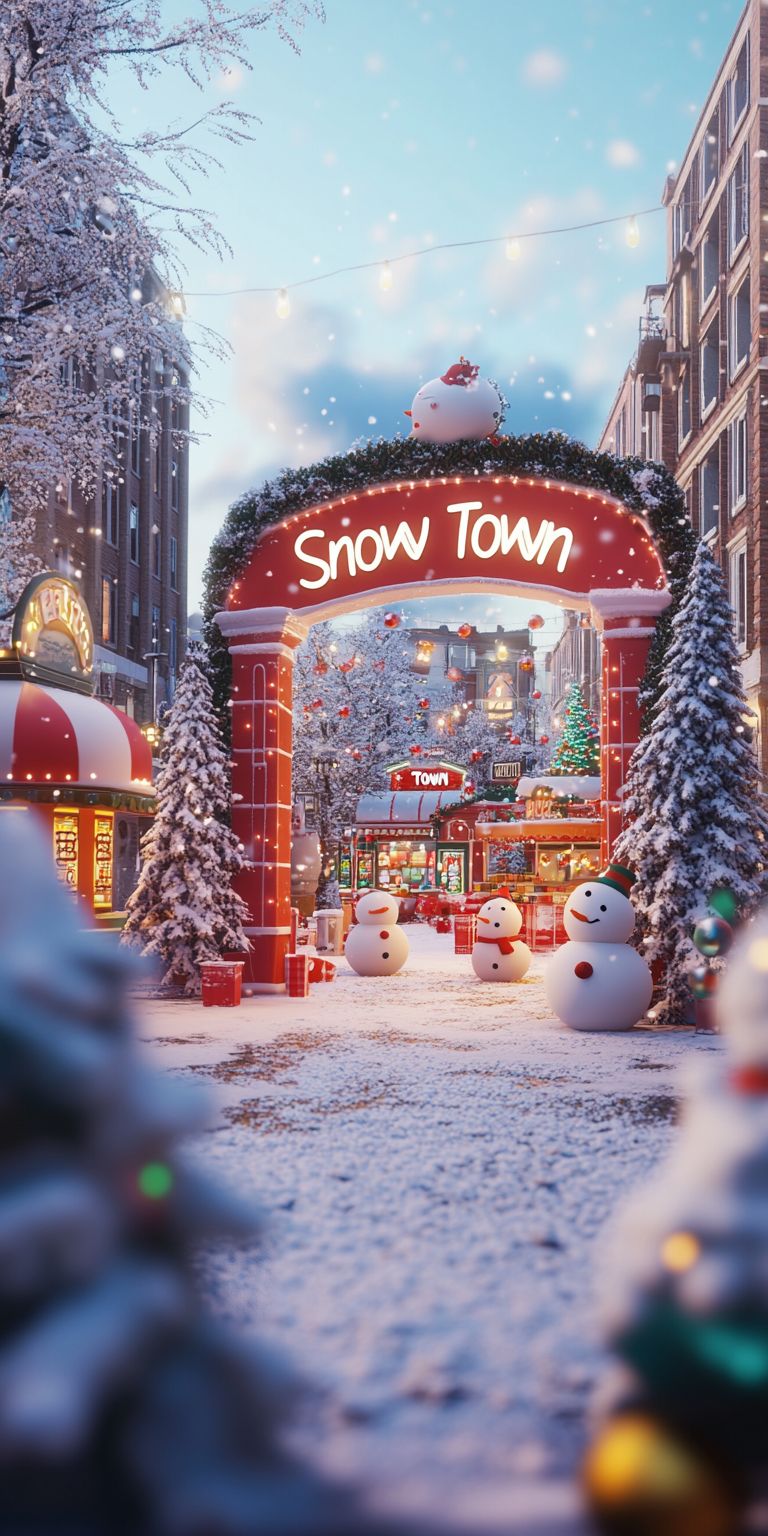 Fond d'écran neige pour mobile 13