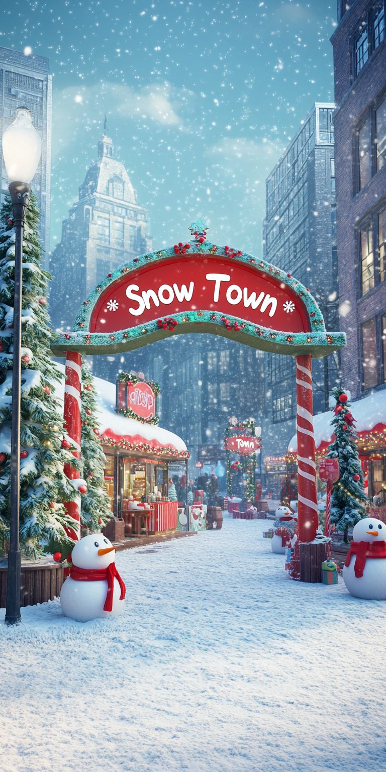 Fond d'écran neige pour mobile 14