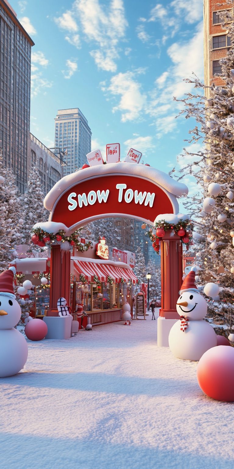 Fond d'écran neige pour mobile 15