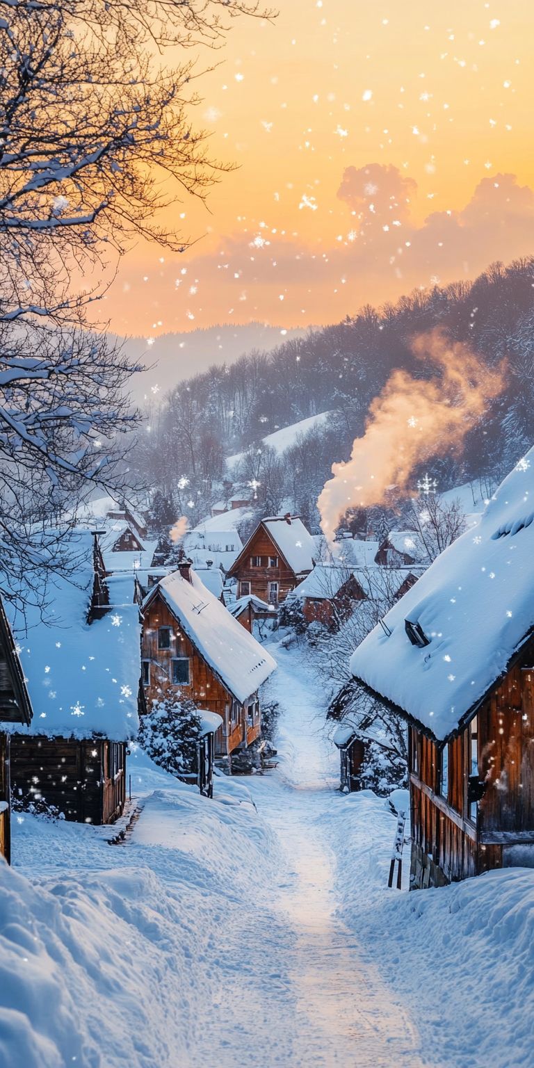 Fond d'écran neige pour mobile 18