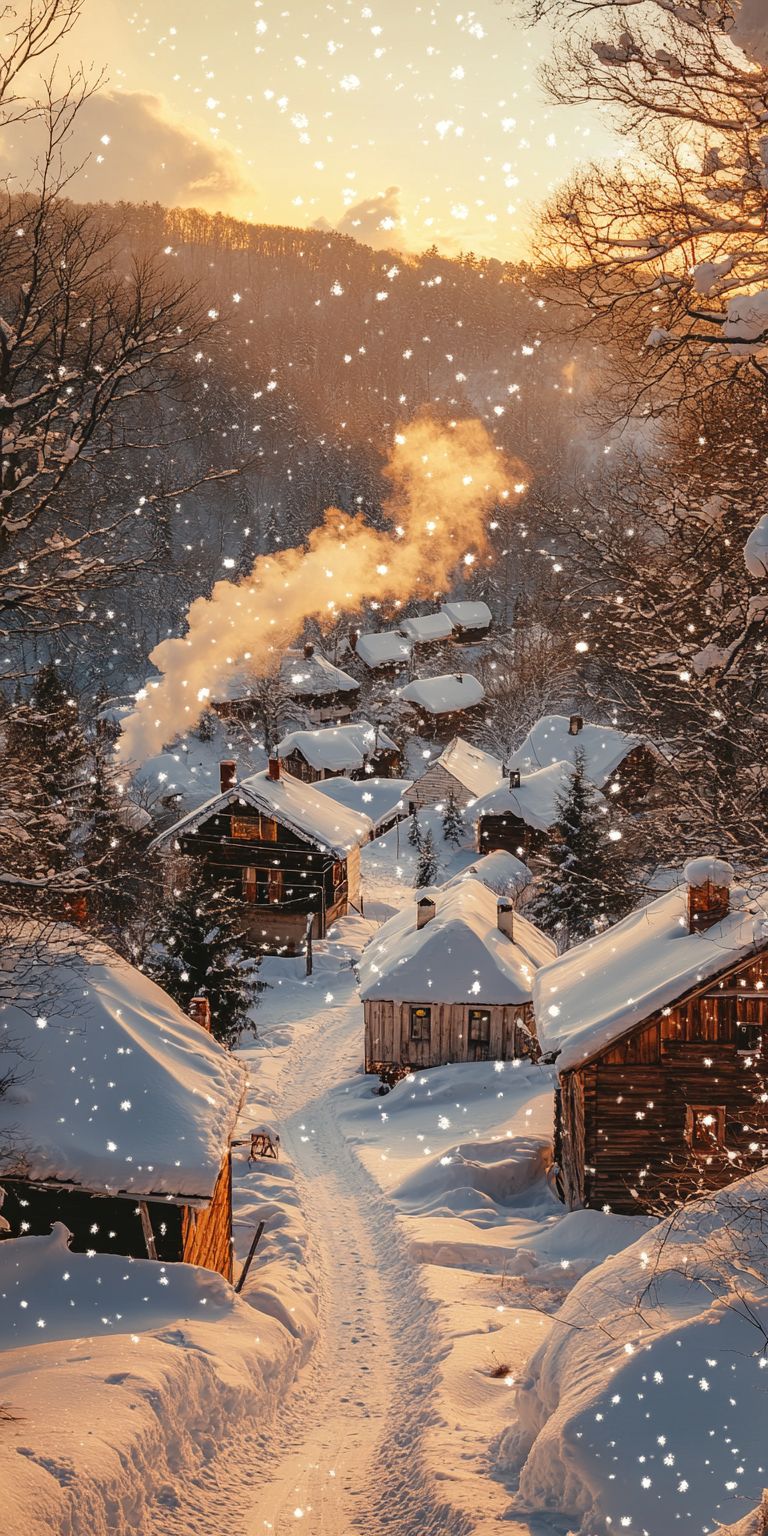 Fond d'écran neige pour mobile 20