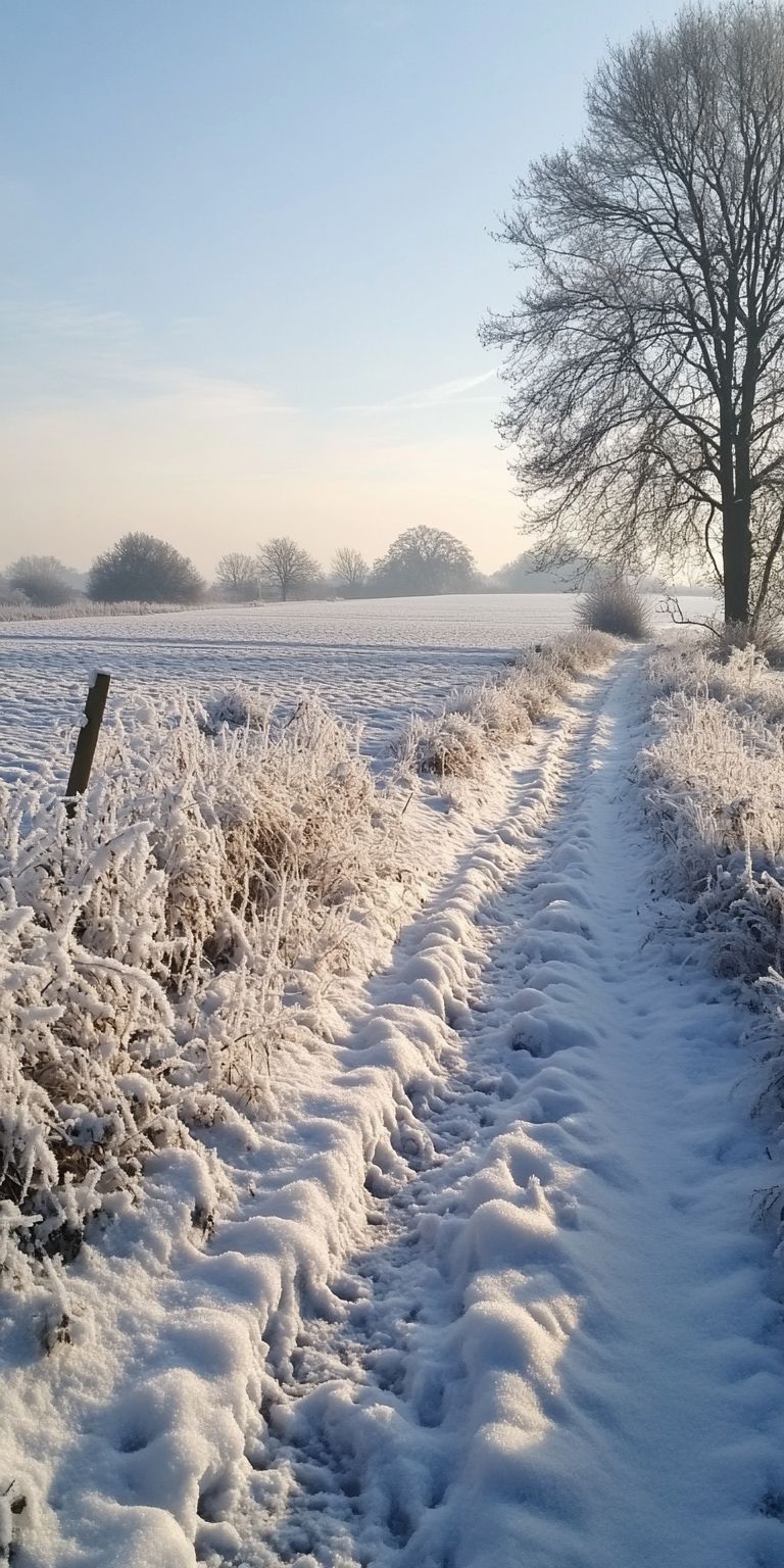 Fond d'écran neige pour mobile 22