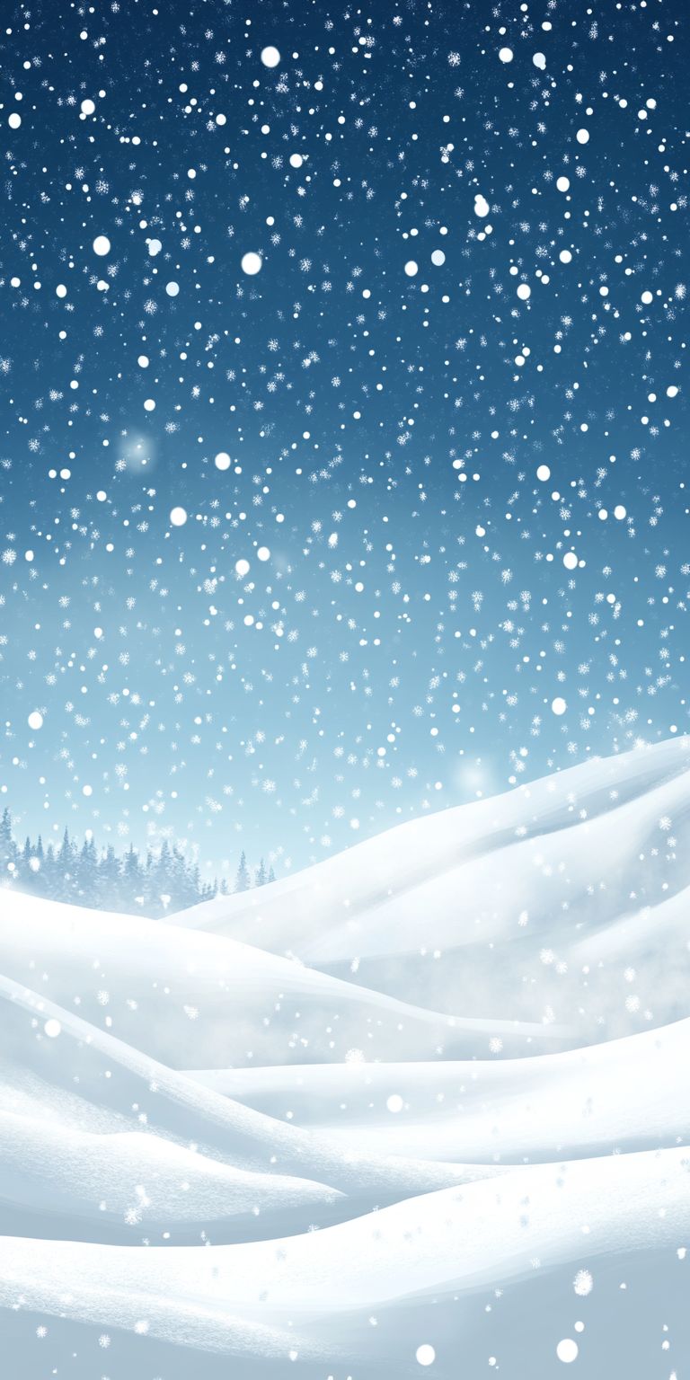 fond d ecran neige pour mobile 23