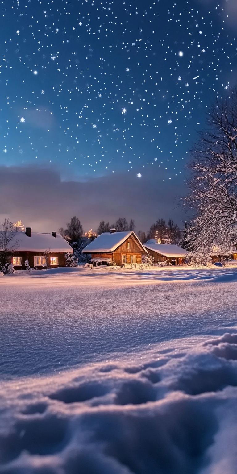 Fond d'écran neige pour mobile 31