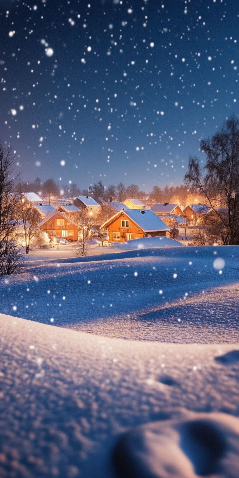 Fond d'écran neige pour mobile 32