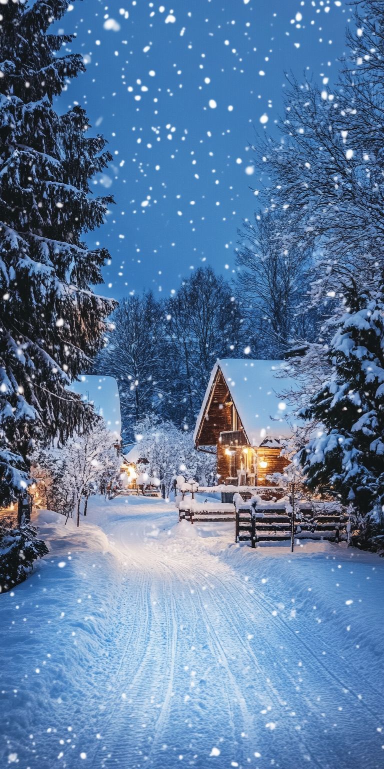 fond d ecran neige pour mobile 43