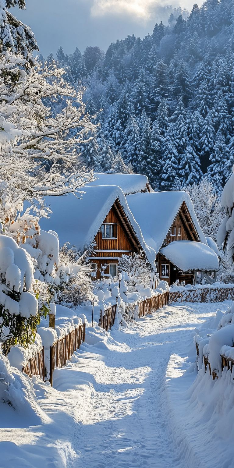 Fond d'écran neige pour mobile 46