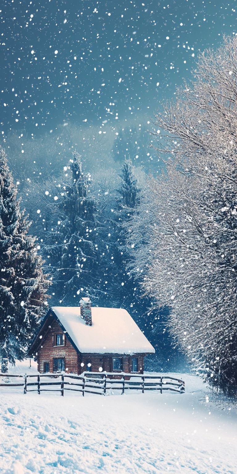 Fond d'écran neige pour mobile 47