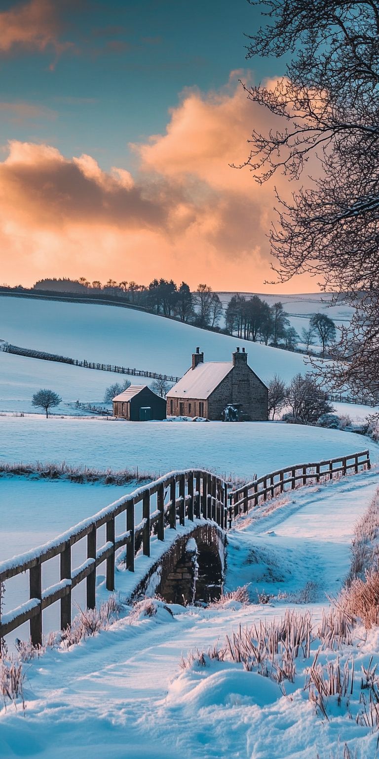 Fond d'écran neige pour mobile 49