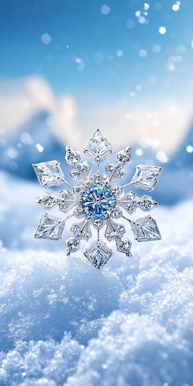 Fond d'écran neige pour mobile 5