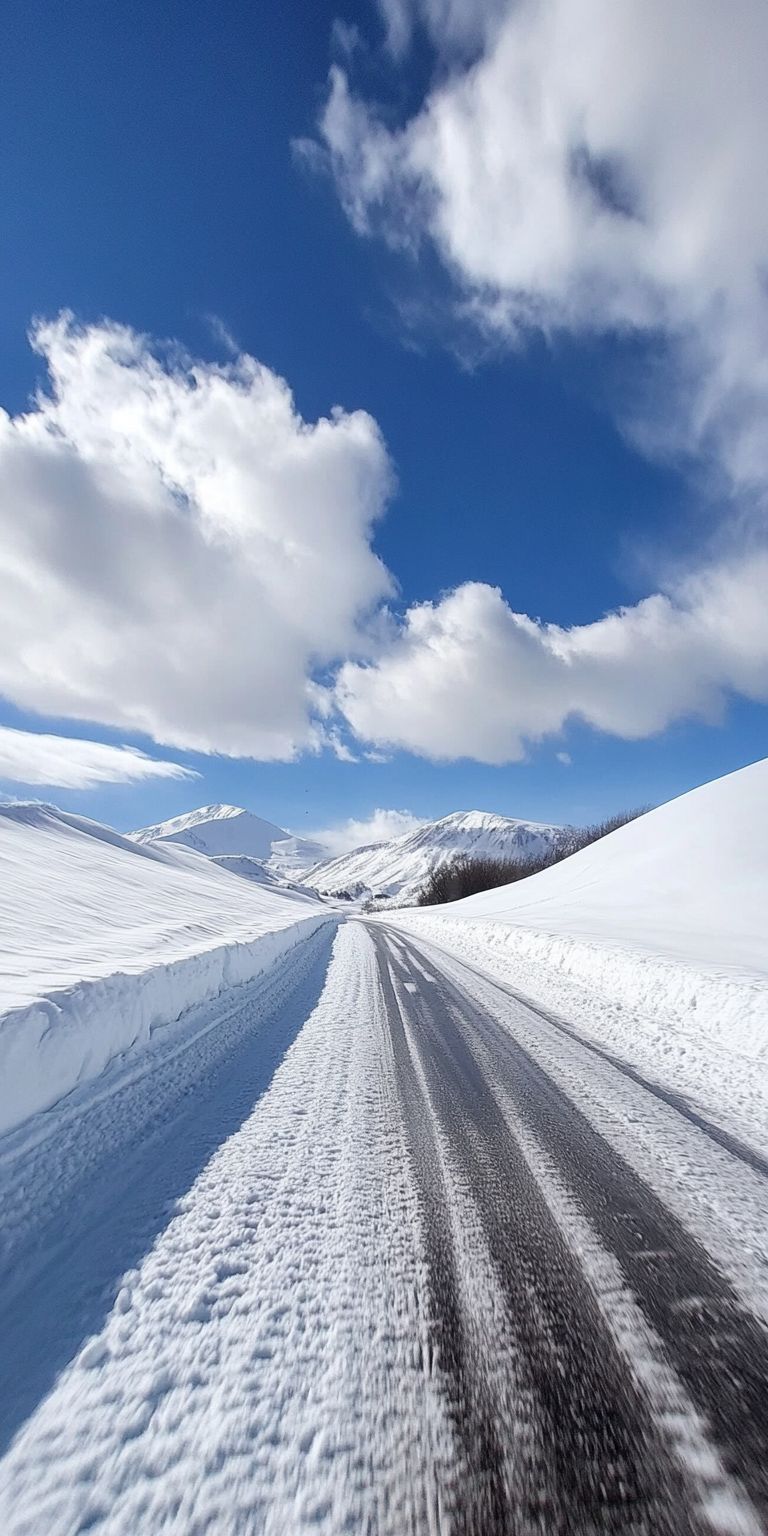 Fond d'écran neige pour mobile 56