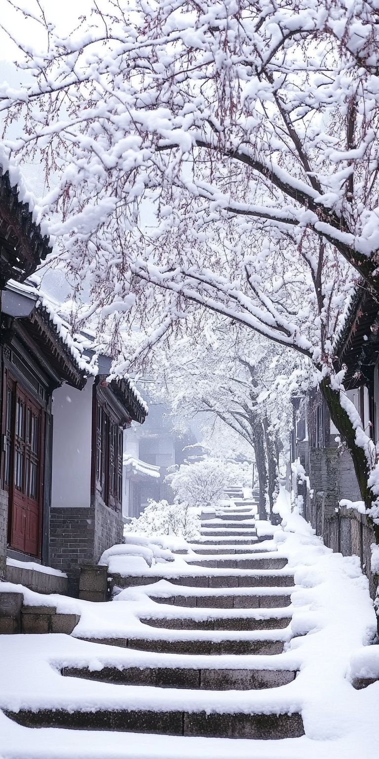 Fond d'écran neige pour mobile 59