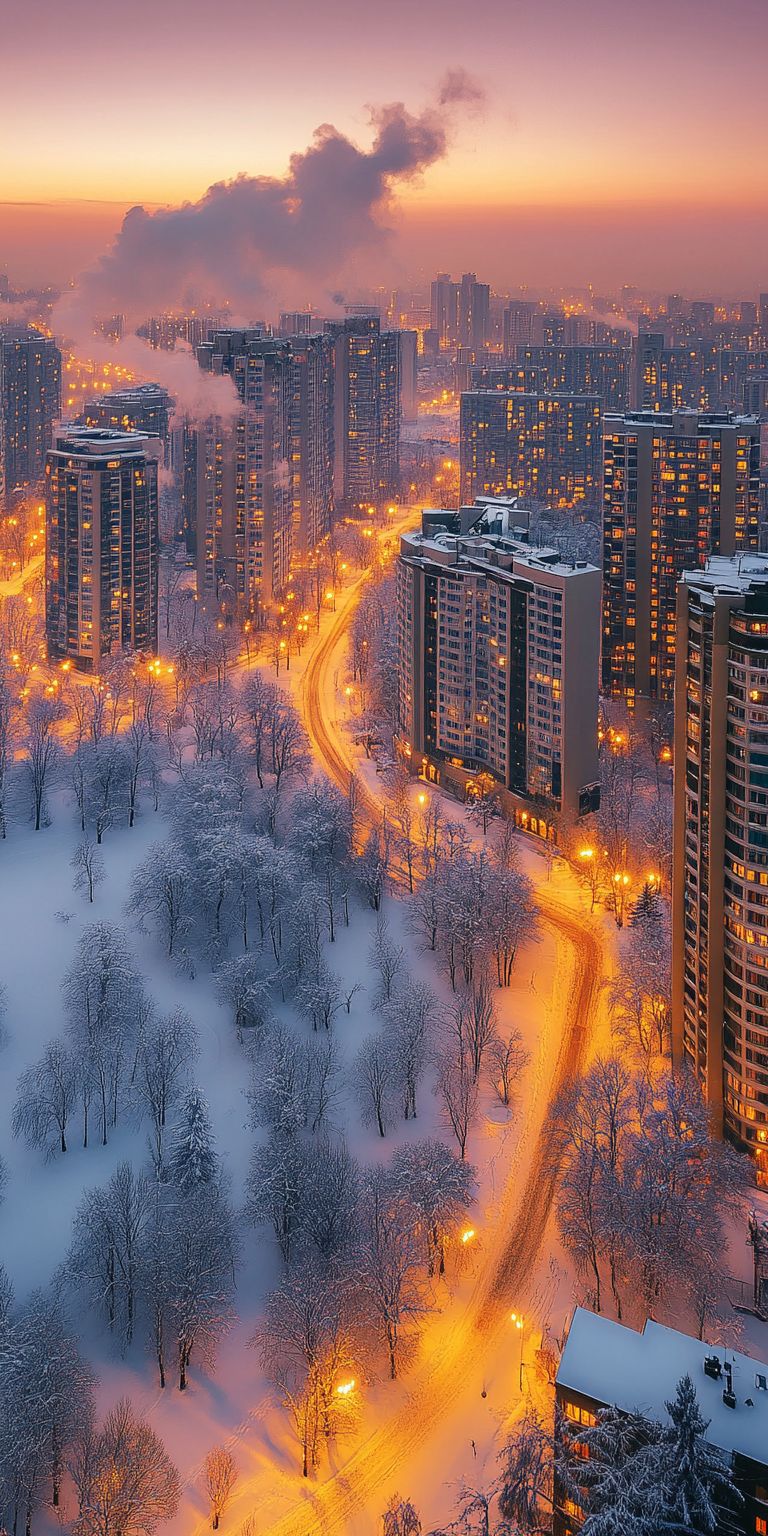 Fond d'écran neige pour mobile 9