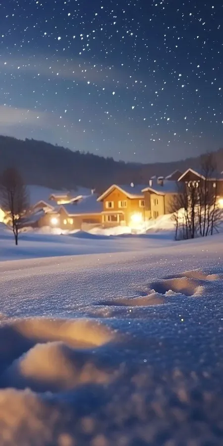 fond d ecran neige pour mobile 30