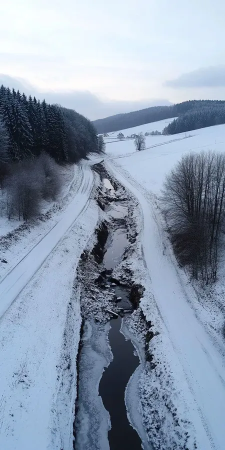 fond d ecran neige pour mobile 34