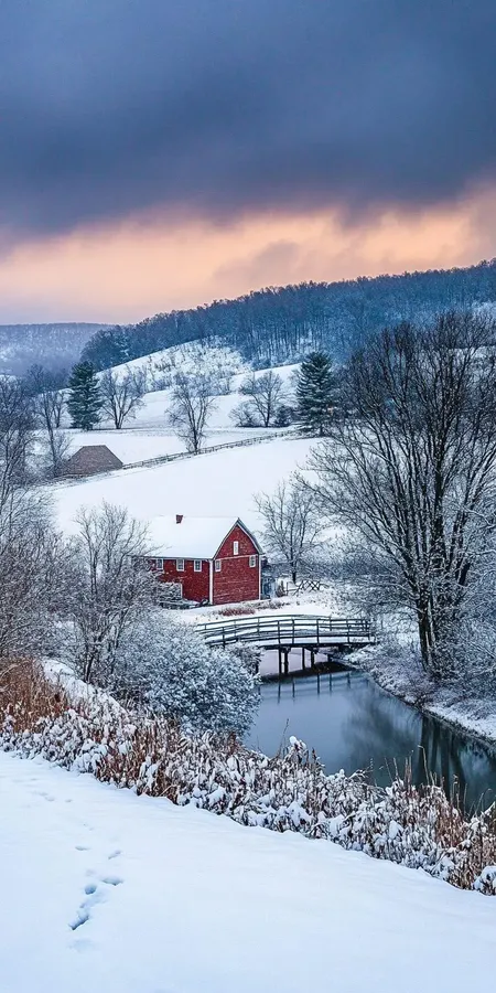 Fond d'écran neige pour mobile 48