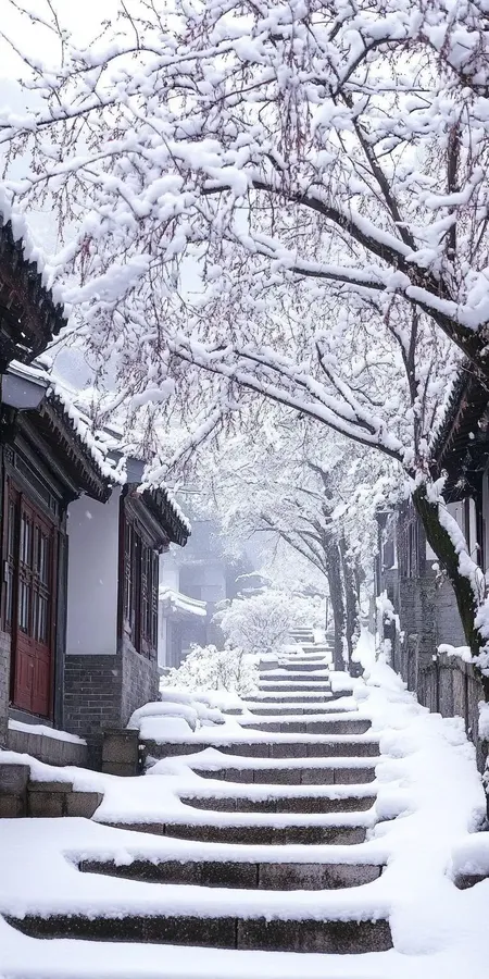 Fond d'écran neige pour mobile 59