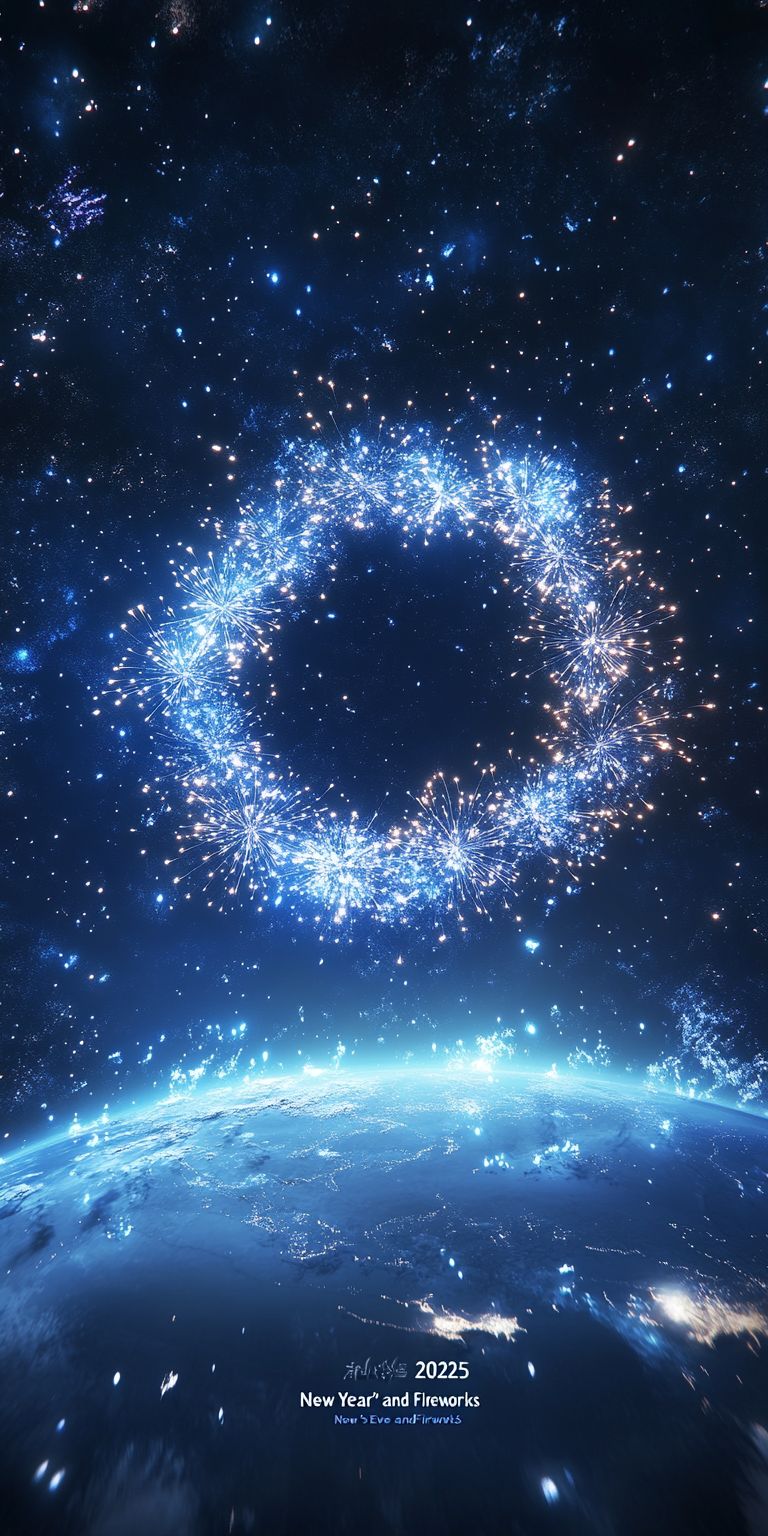 fond d ecran bonne annee 2025 pour mobile 21