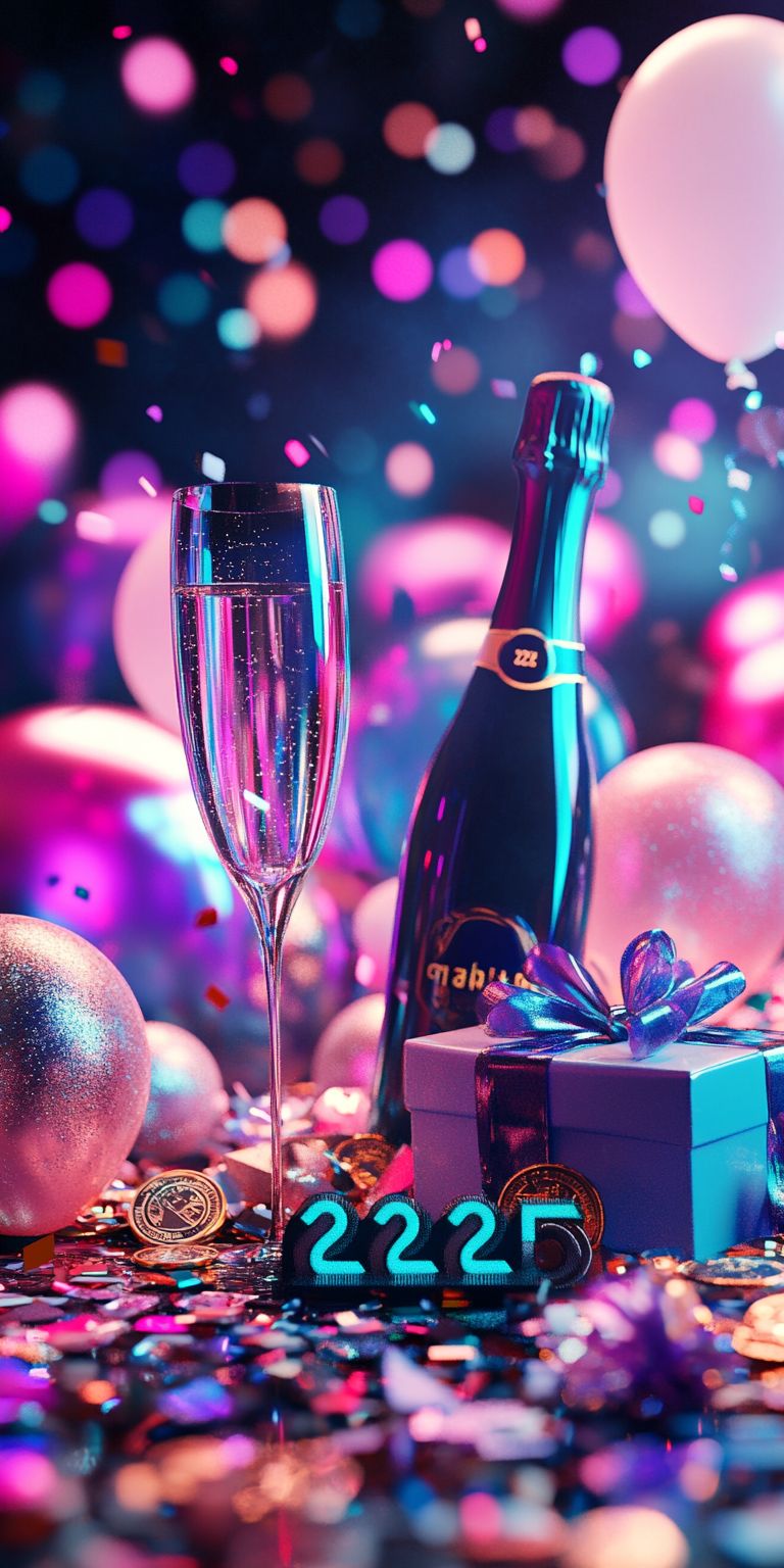 fond d ecran bonne annee 2025 pour mobile 28