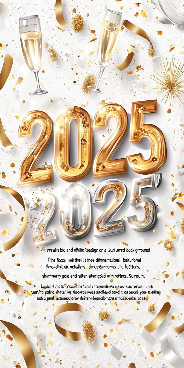 Fond d'écran bonne annee 2025 pour mobile 34