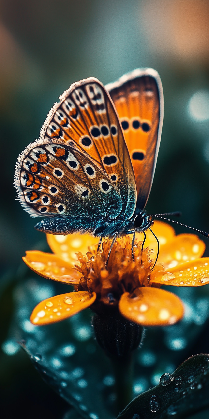 Fond d'écran Mobile Papillon Cuivré sur Fleur : Détails et Couleurs Chaudes recherche par mots clés, fond d ecran papillon mobile 23, les plus téléchargés