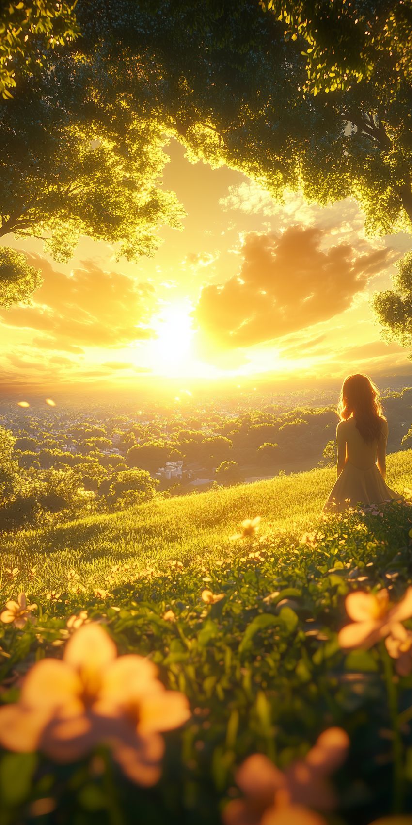 fond d ecran mobile paysage romantique 16