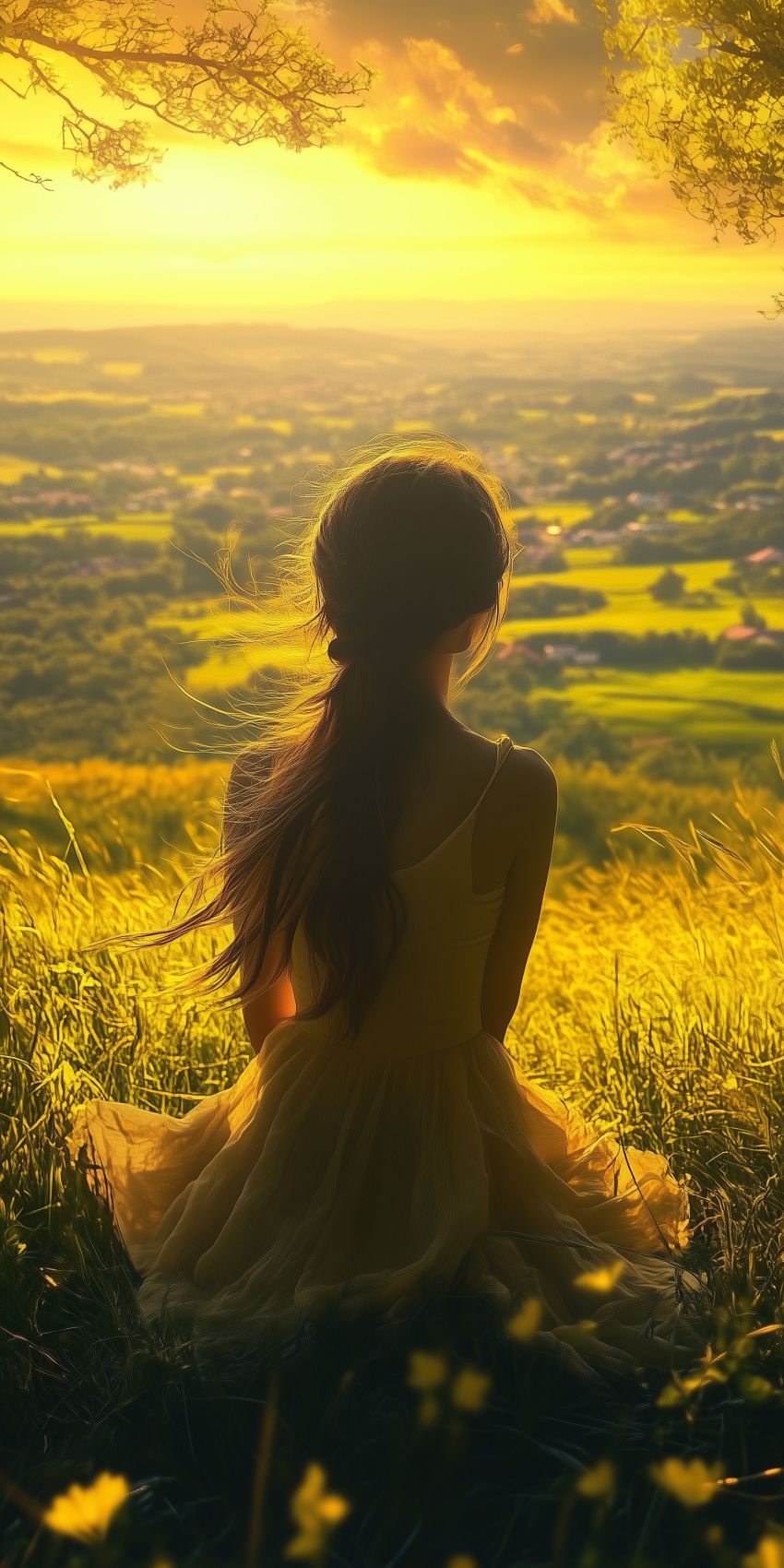 fond d ecran mobile paysage romantique 19