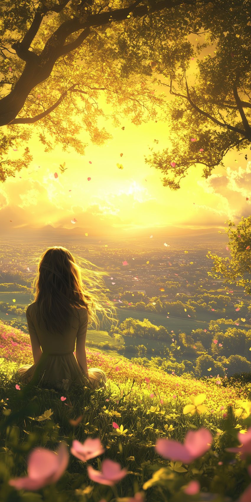 fond d ecran mobile paysage romantique 20