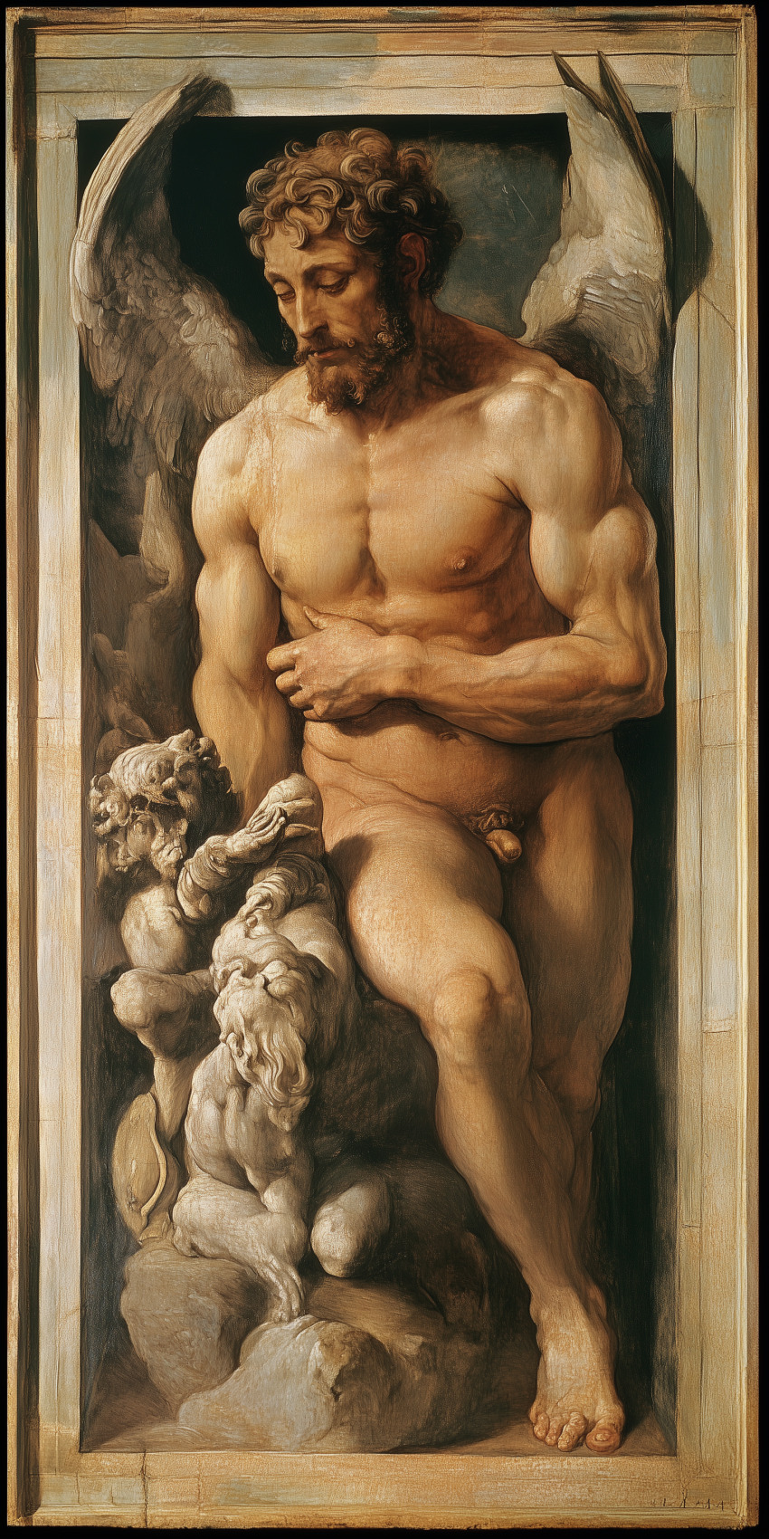 fond d ecran mobile peinture inspiration michelangelo 5