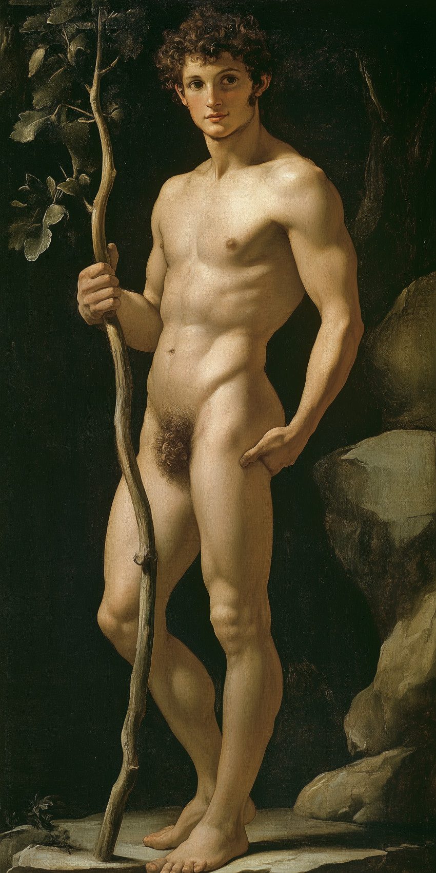 Fond d'écran mobile peinture inspiration michelangelo 8