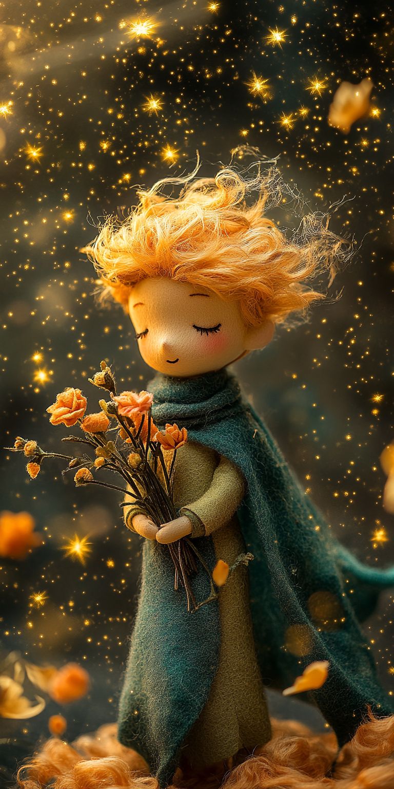 fond d ecran mobile petit prince peluche 34